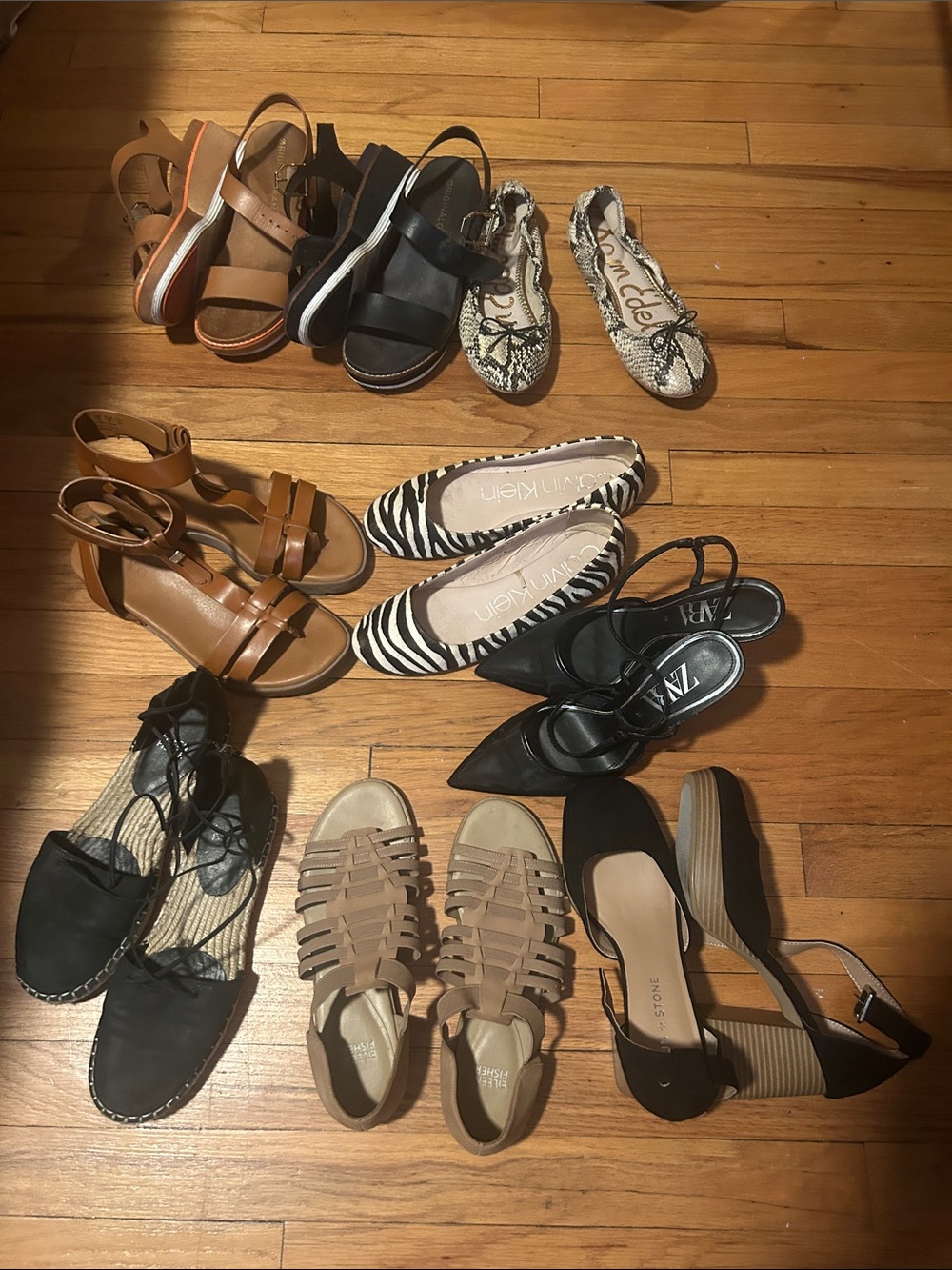Women's Shoes Lot - size 7, Make Offer. Eileen Fisher, Zara, Edelman, Cole Haan